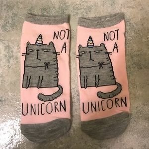 Not a unicorn cat socks